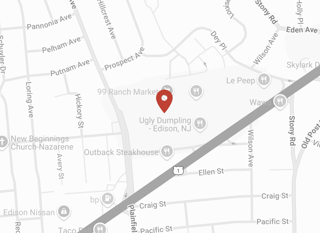 Edison NJ Map