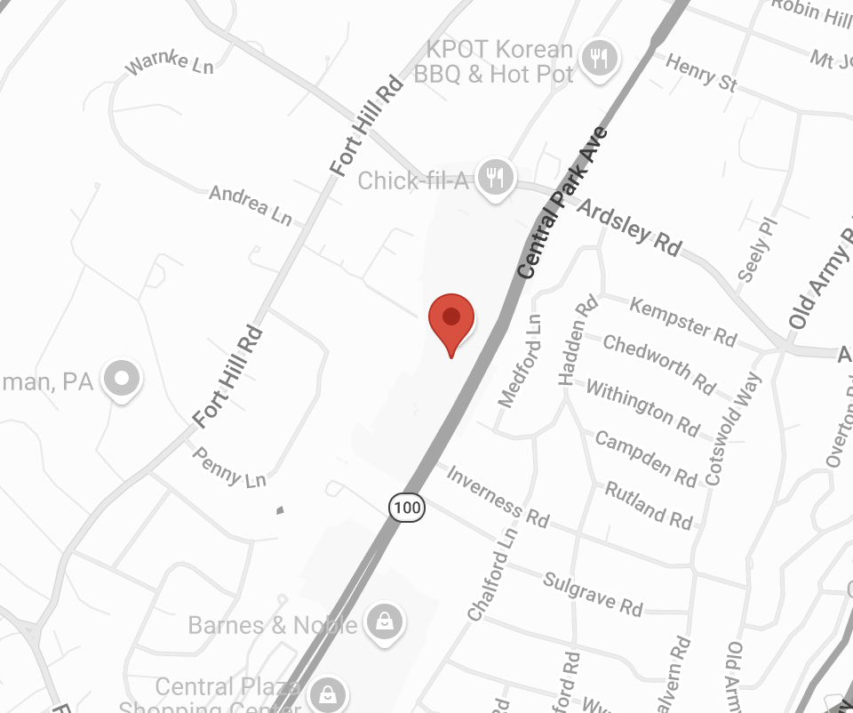 Scarsdale, NY Location Map