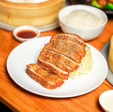 Pork Chop Fried Rice